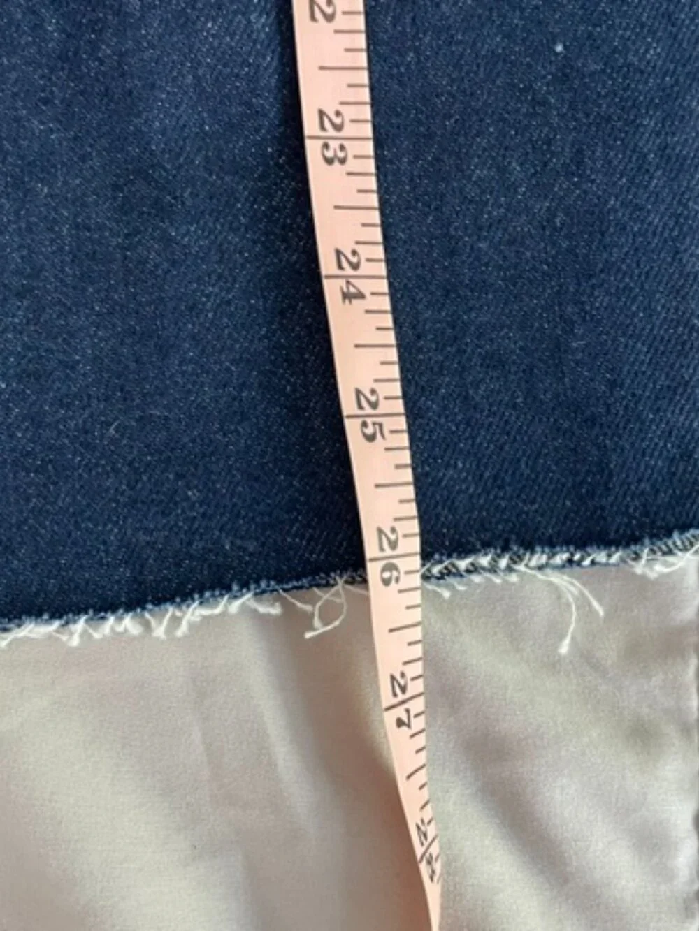Free People Dark Blue High-Waist Denim Shorts
